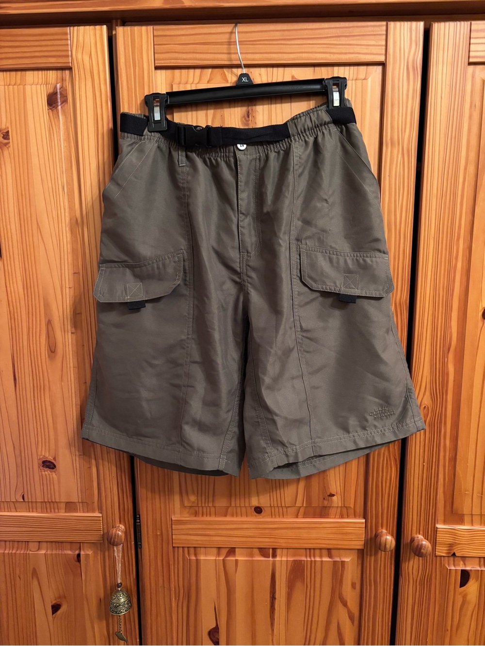 Men's Olive Cargo Shorts - Casual Utility Short for the outdoor sportsperson!!